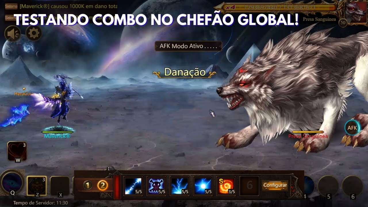 Testando um combo diferente no cg - Top 1 s143 - Wartune Ultra