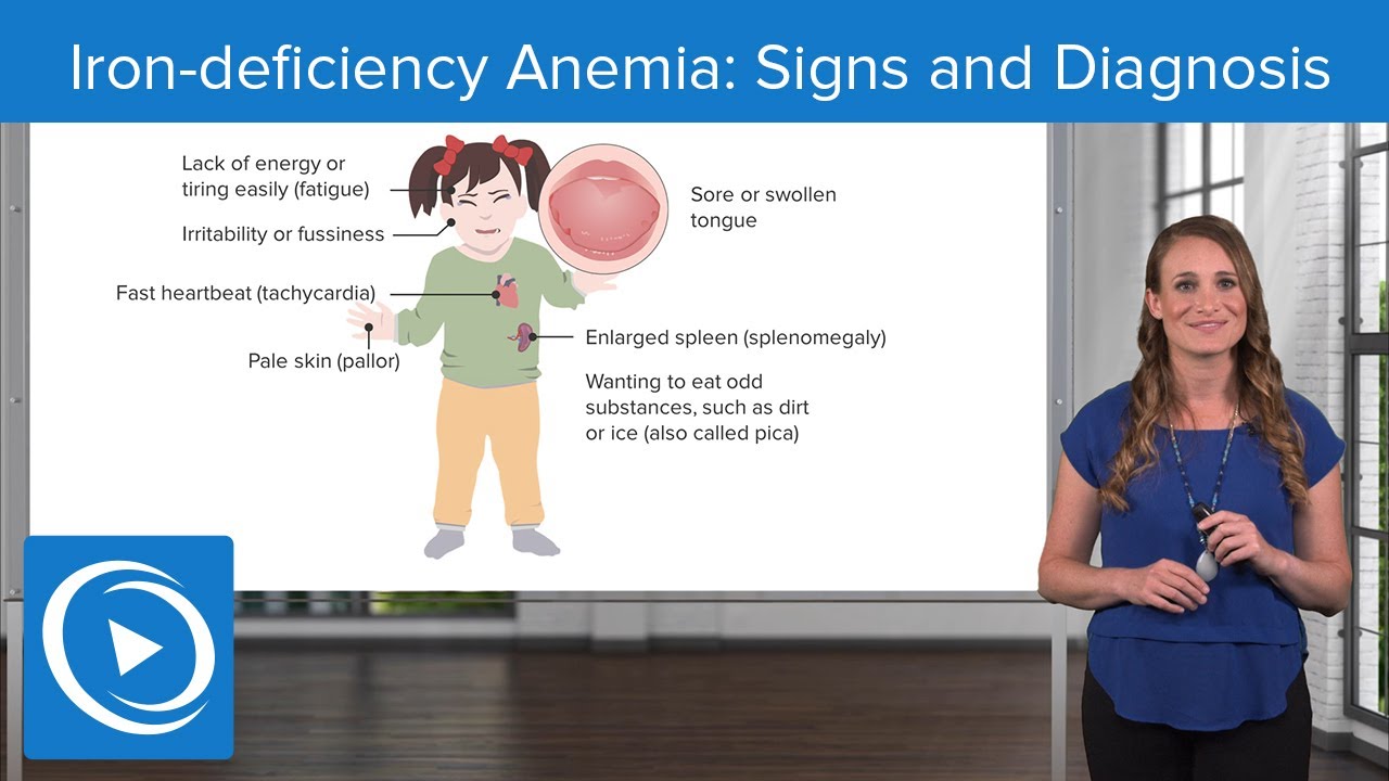 Iron-deficiency Anemia: Signs and Diagnosis – Pediatric Nursing | Lecturio Nursing