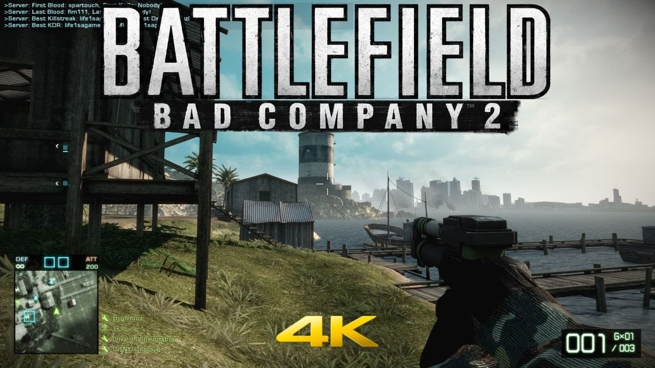 Battlefield Bad Company 2 Valparaiso 2020 4K