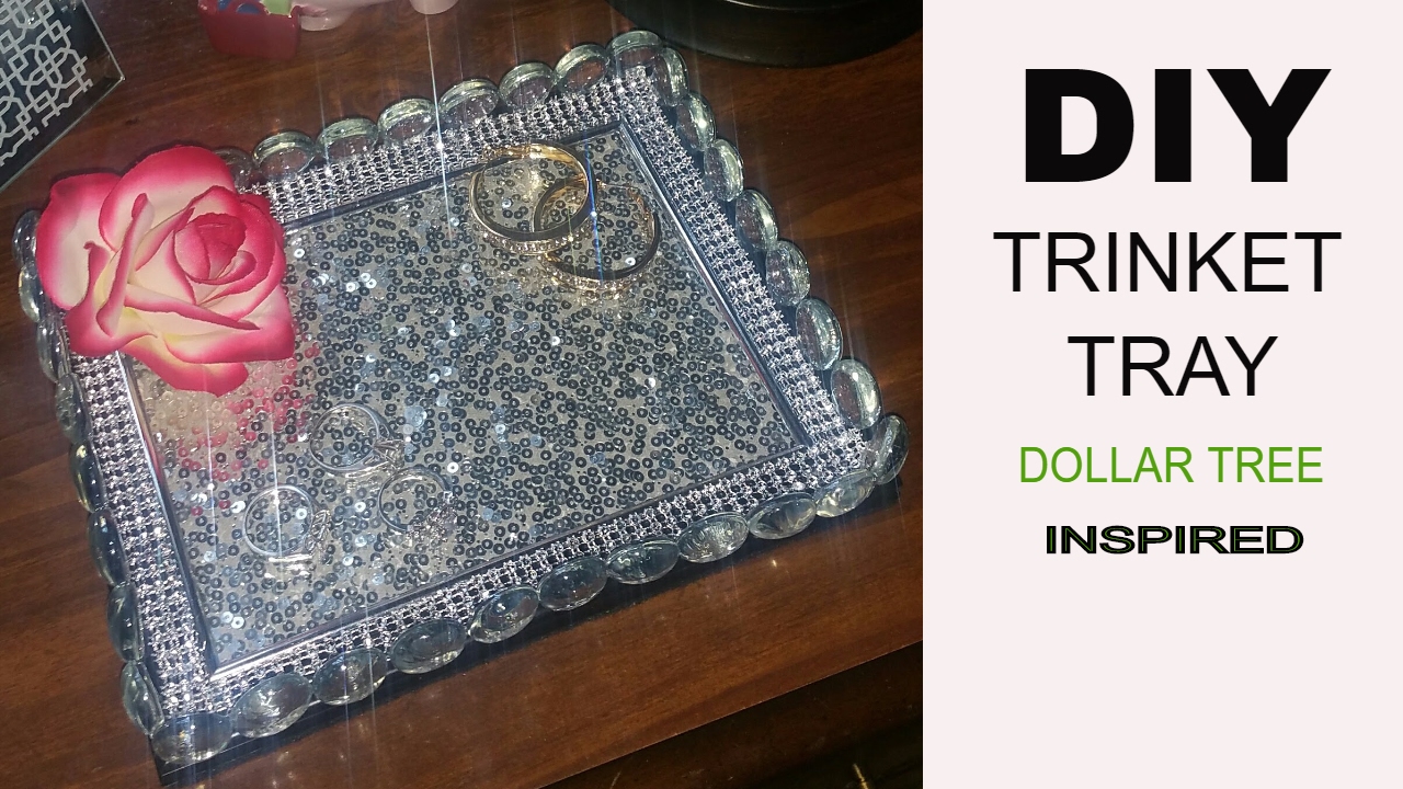 DIY Trinket Tray | Dollar Tree Inspired