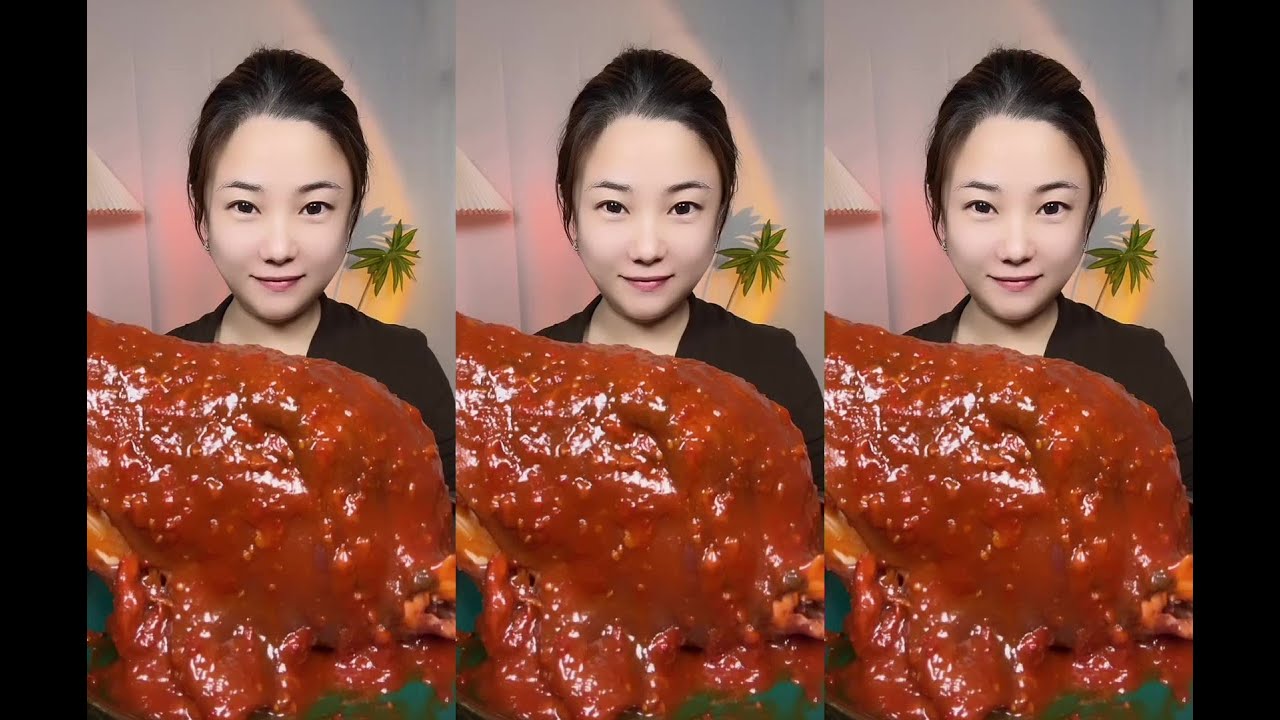 MUKBANG Chinese crispy pork belly,Braised pork shank,pork recipes #Meatfood Bing
