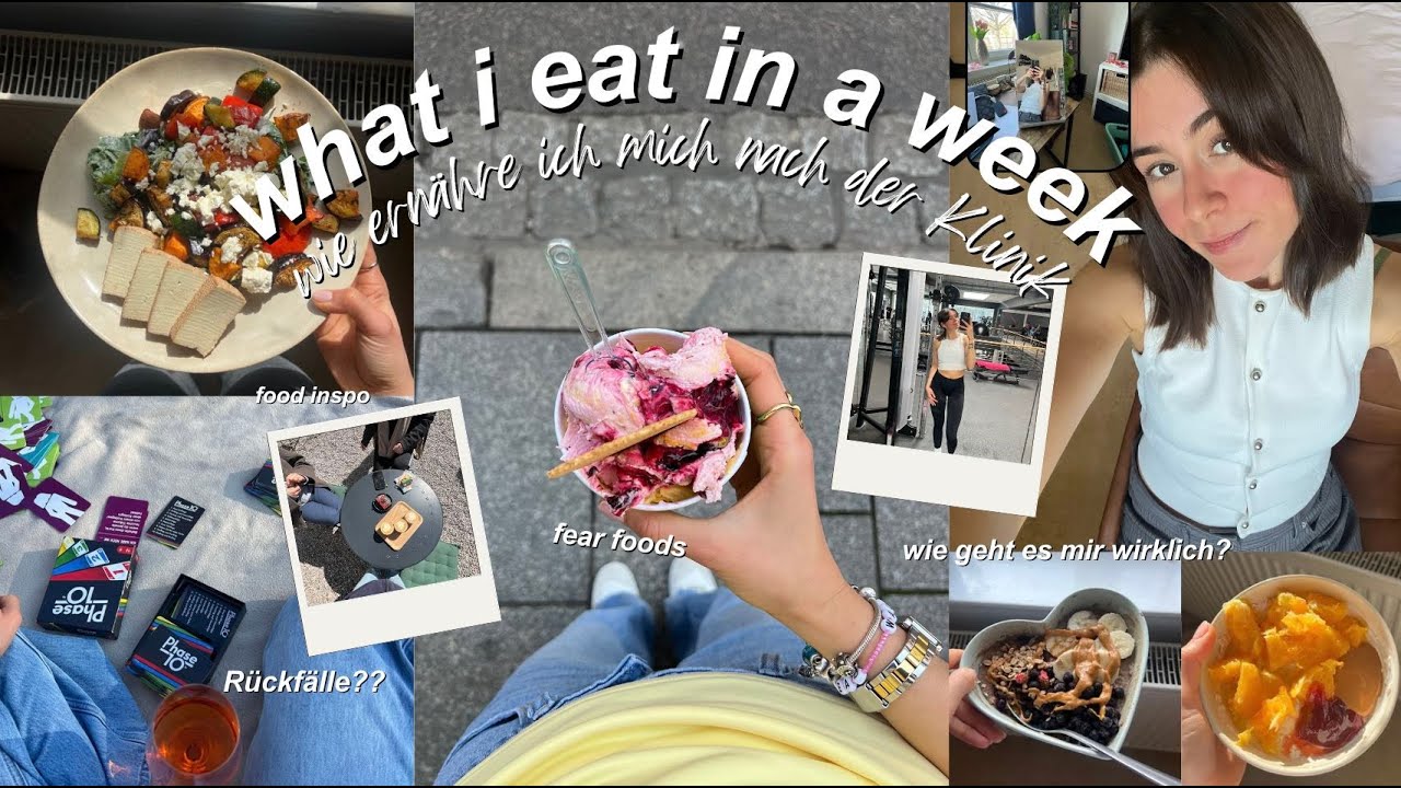 FOOD DIARY: Wie ernähre ich mich nach der Klinik // what I eat in a week