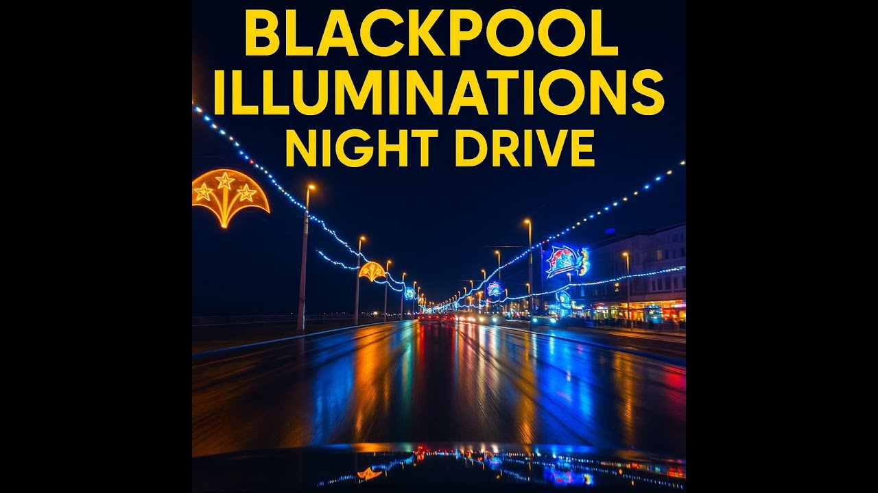 You&rsquo;ll Never Forget This Night Drive | Blackpool Illuminations in 4K