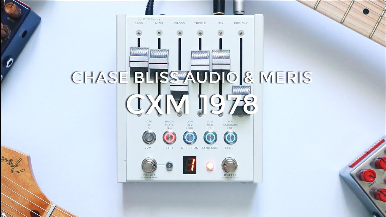 Everything You Need to Know About the Chase Bliss & Meris CXM 1978 Reverb | STEREO Demo