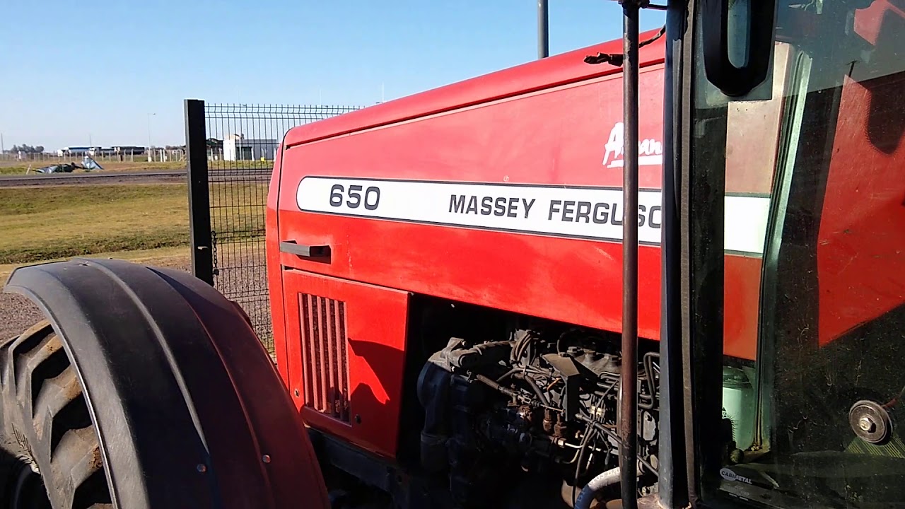 Tractor MF 650 Canals