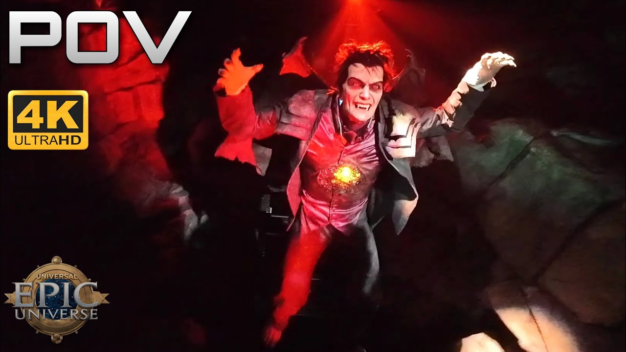 All Animatronics Working! MONSTERS UNCHAINED Full Ride POV - Low Light | EPIC UNIVERSE