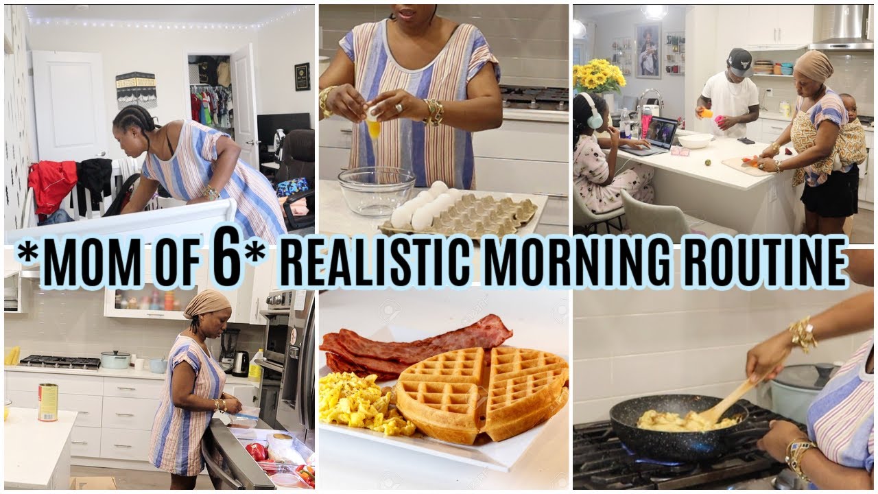 I CAN'T PRETEND! A REALISTIC MORNING WITH ALL MY CHILDREN & MY HUBBY // COOKING, CLEANING LAUNDRY