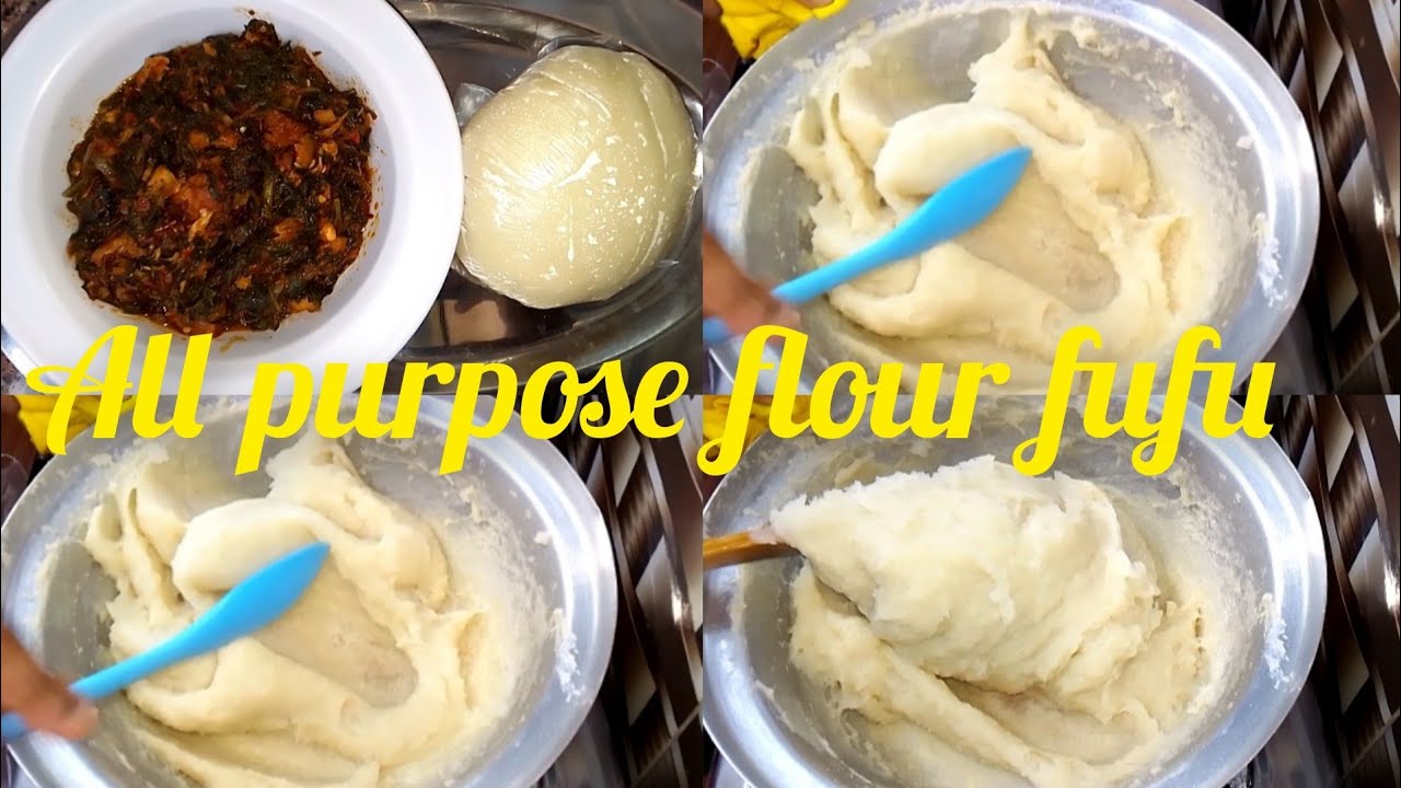 How to make all purpose flour fufu the end result is mind blowing!