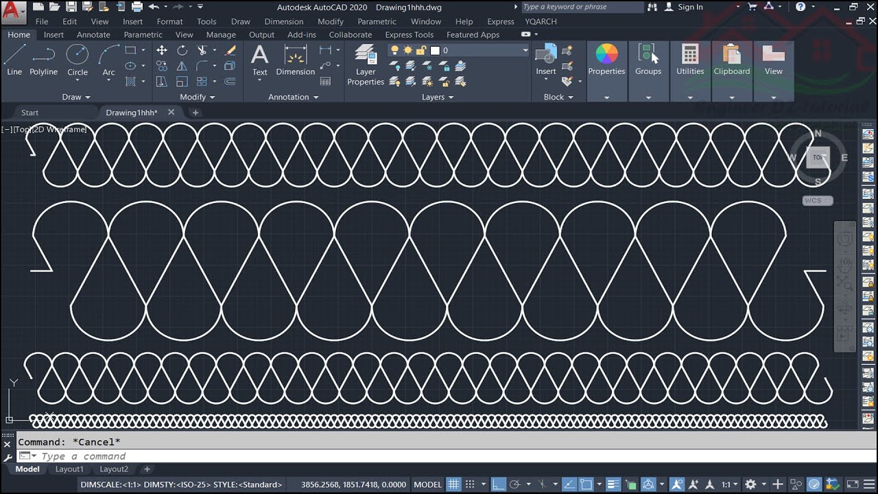 عمل العزل على برنامج الأتوكاد دون اي اضافات (without any plugins or lisps Insulation in AutoCAD)