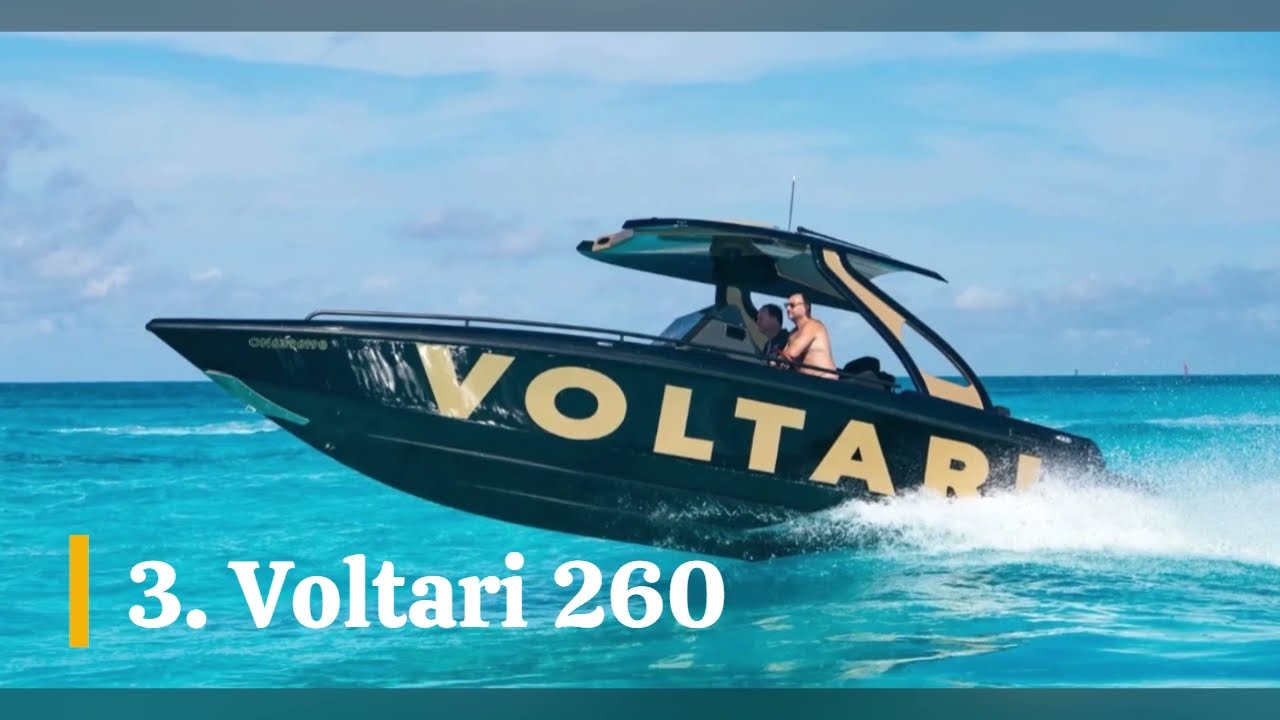 Los 10 Barcos Eléctricos más rápidos del mundo