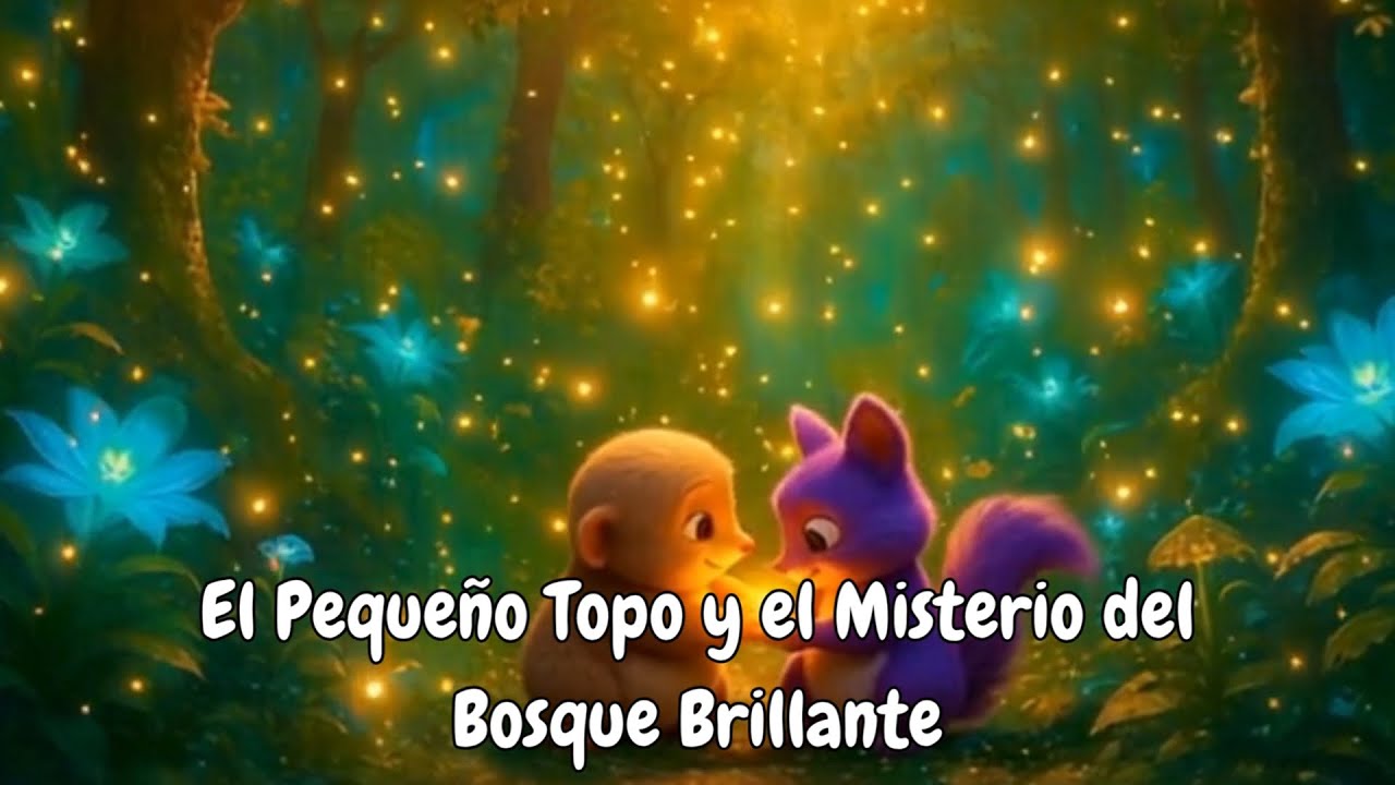 🌟🐾 El Peque&ntilde;o Topo y el Misterio del Bosque Brillante | Cuento infantil m&aacute;gico y tierno