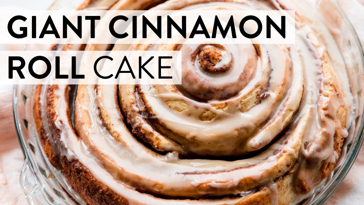 Giant Cinnamon Roll Cake | Sally's Baking