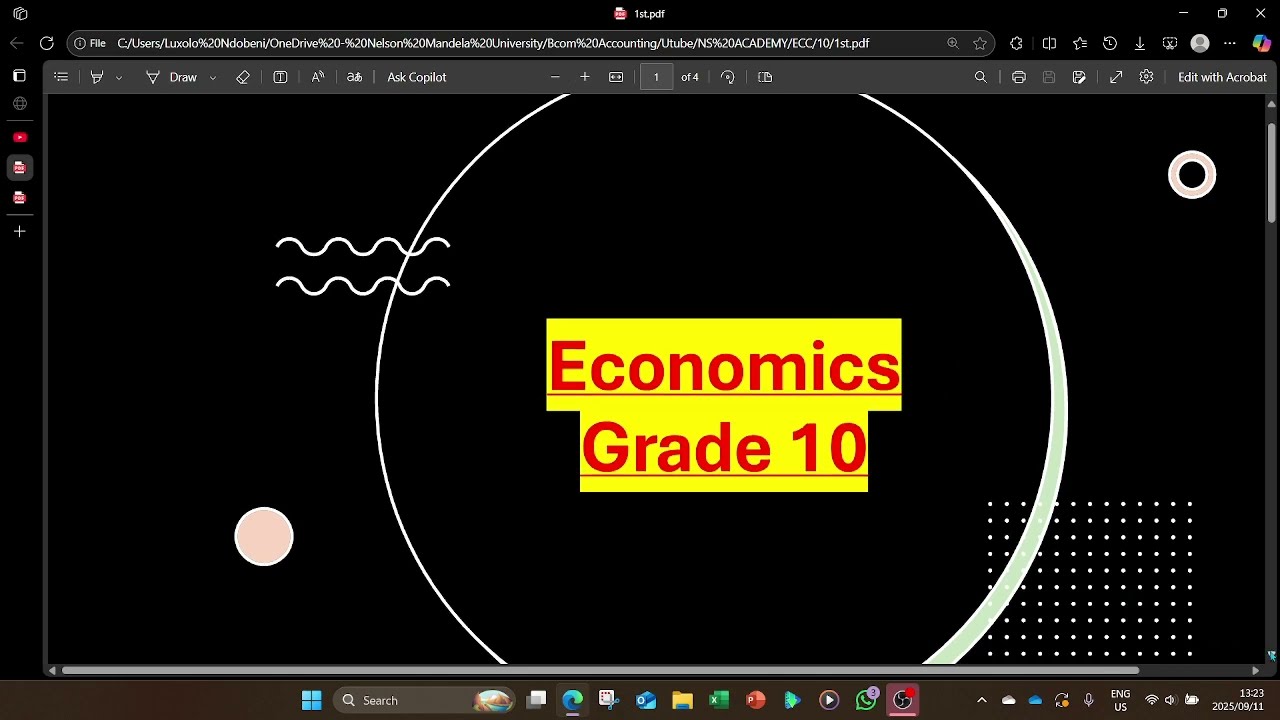Grade 10 Economics | Labour Market & Labour Relations Act | Sept 2023 Term 3 Exam | EXAM READY RSA