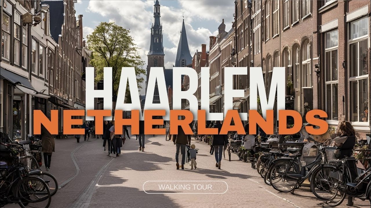 🇳🇱 HAARLEM WALKING TOUR - WALK THE STREETS OF NETHERLANDS DAY | 4K
