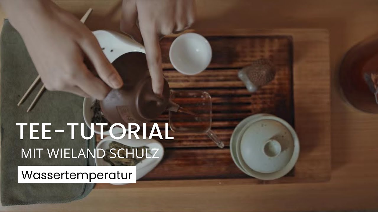 Tee Tutorial mit Wieland Schulz | Wassertemperatur