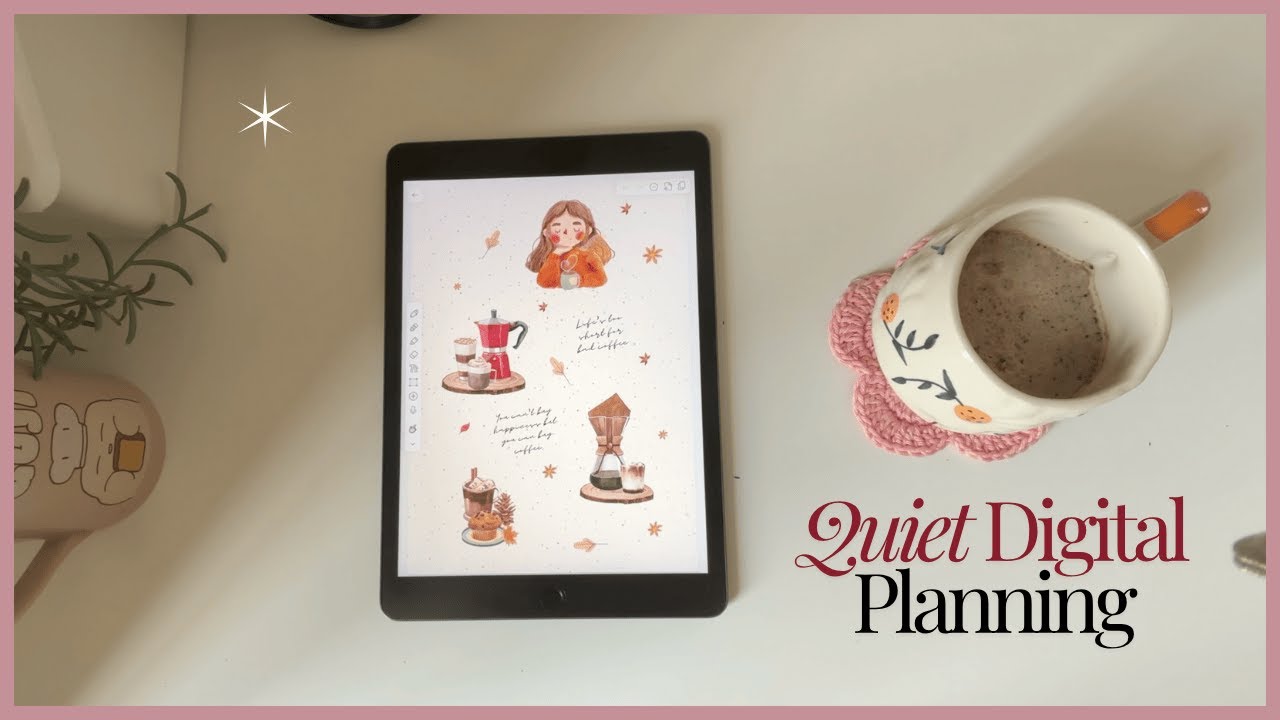 Weekly Digital Planner Routine | Habit Tracking & Clear Intentions | Slow Paced | Slice of Life