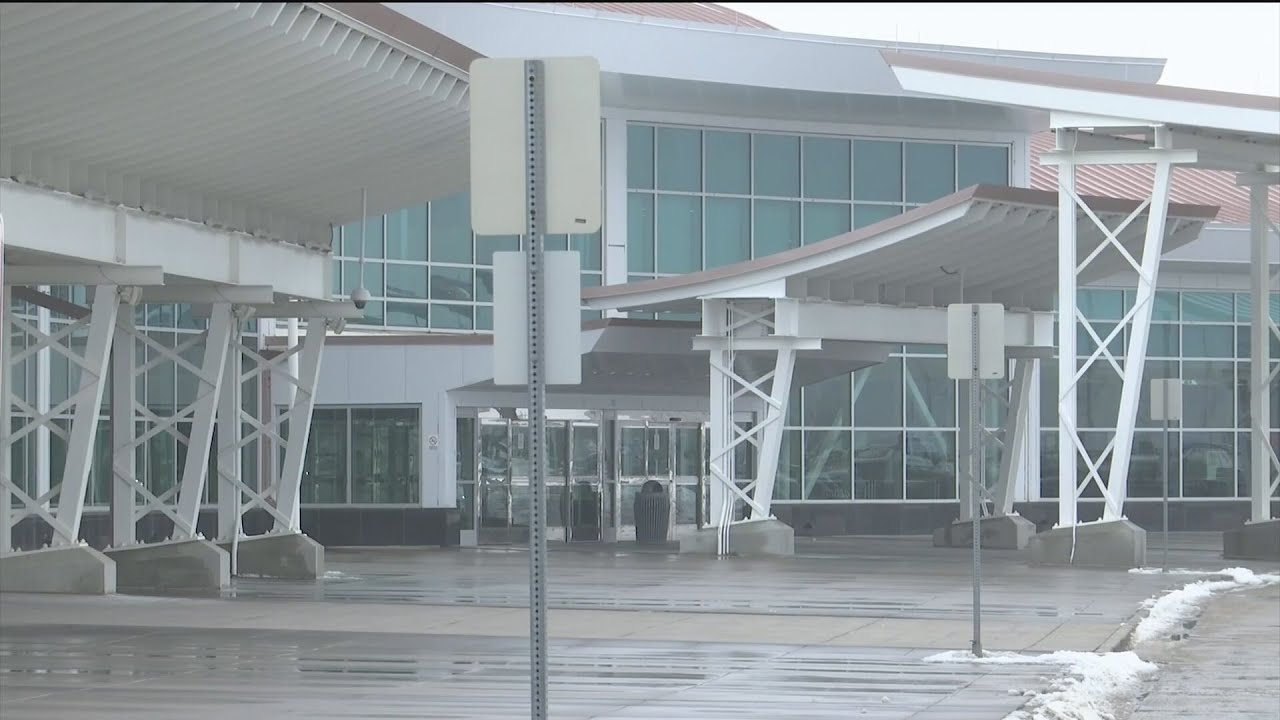 Sand truck hits airplane in Minot