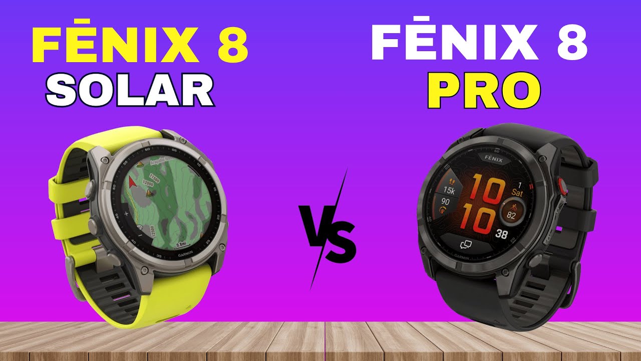 Garmin Fenix 8 Pro vs Garmin Fenix 8 Solar