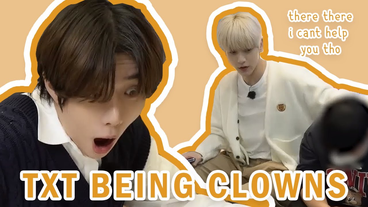 TXT clowning on themselves.. once again