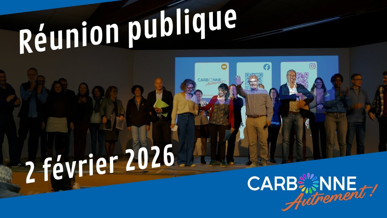 Carbonne Autrement - réunion publique 2 février 2026