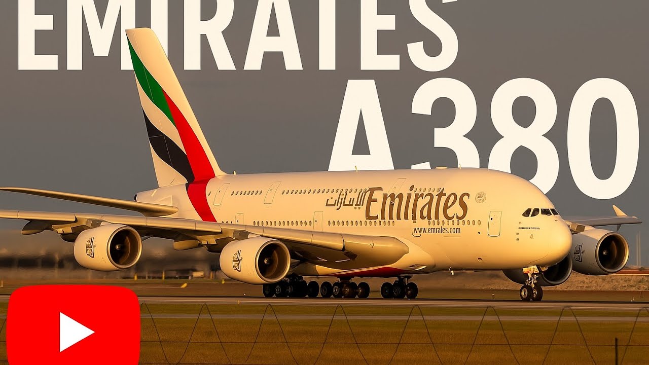 Stunning Emirates A380 Take off !!!