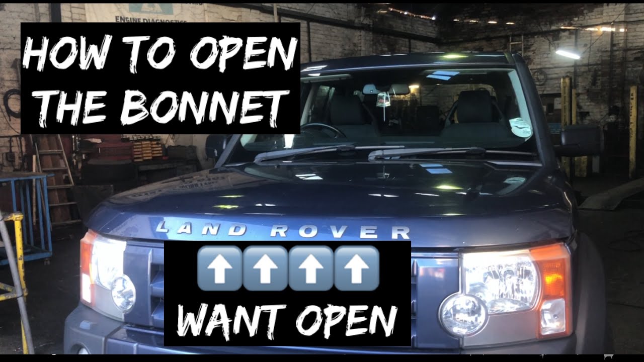 Как открыть капот на Land Rover Discovery 3, если ручка неисправна
