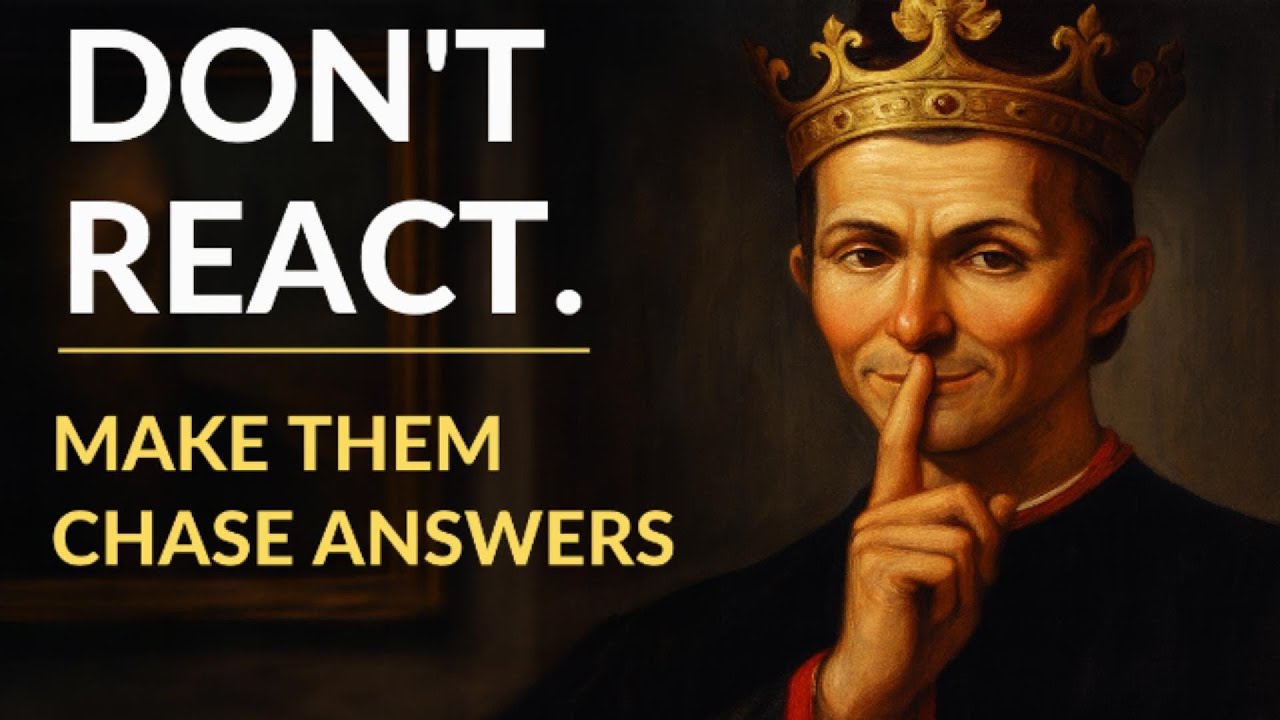 The Power of Not Reacting – Seduce Minds and Control Perception Like Machiavelli