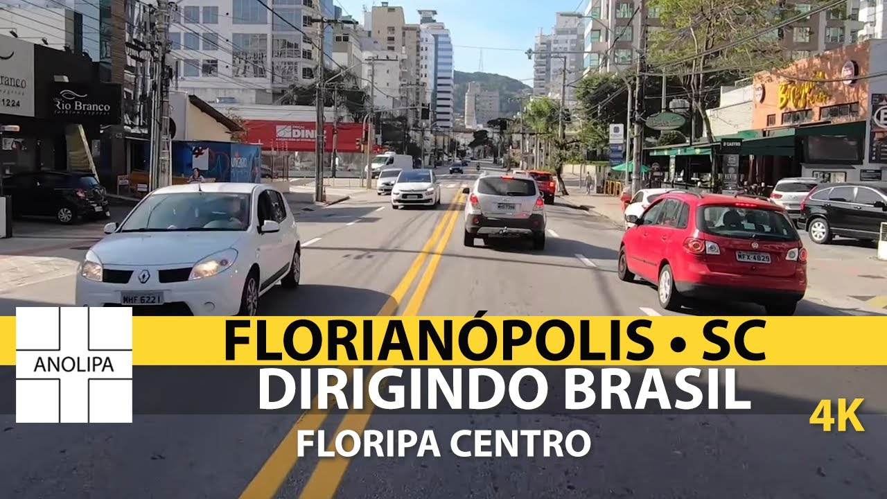 🚙 FLORIANÓPOLIS • DRIVING • Dirigindo Brasil【4K 60fps】Floripa • Centro 2