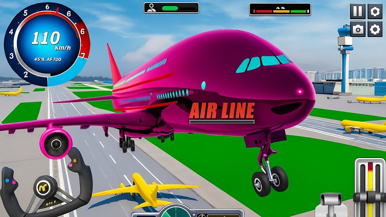 ✈️ Flight Airplane City Pilot Simulator – Boeing Emergency Landing | Android Gameplay 1 🛫