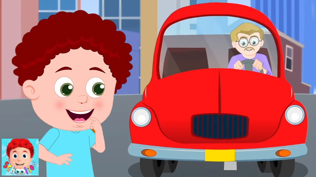 La Voiture Rouge Papa + Plus Comptines et Chansons pour Enfants Par Schoolies