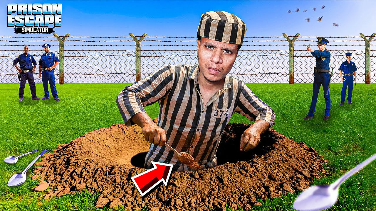 Can I Escape Using Just a Spoon ? - Prison Escape Simulator [Part - 1]