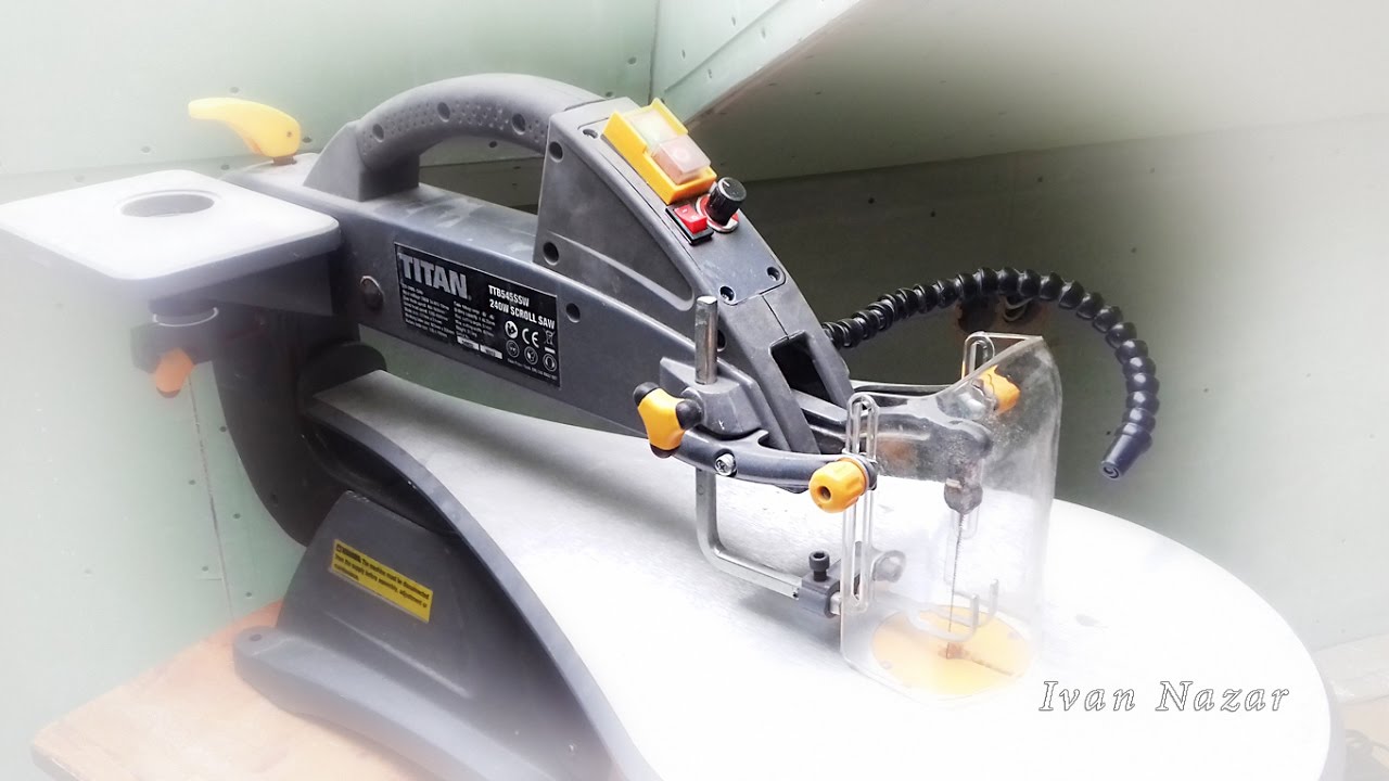 Ремонт лобзикового верстату Titan TTB545SSW 240W - Titan Scroll saw repair
