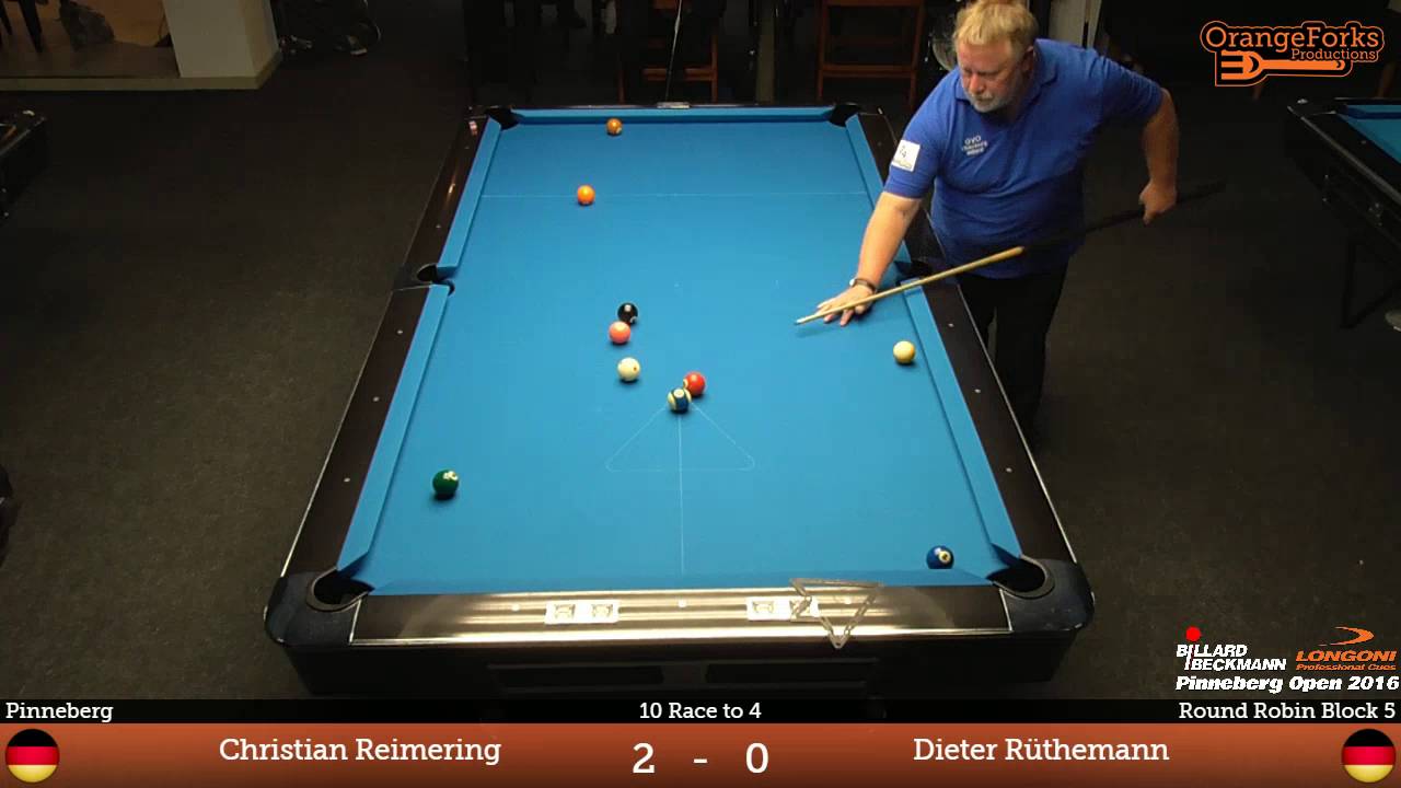 Christian Reimering (GER) v Dieter R&uuml;themann (GER) | Pinneberg Open 2016 | Round Robin Block 5