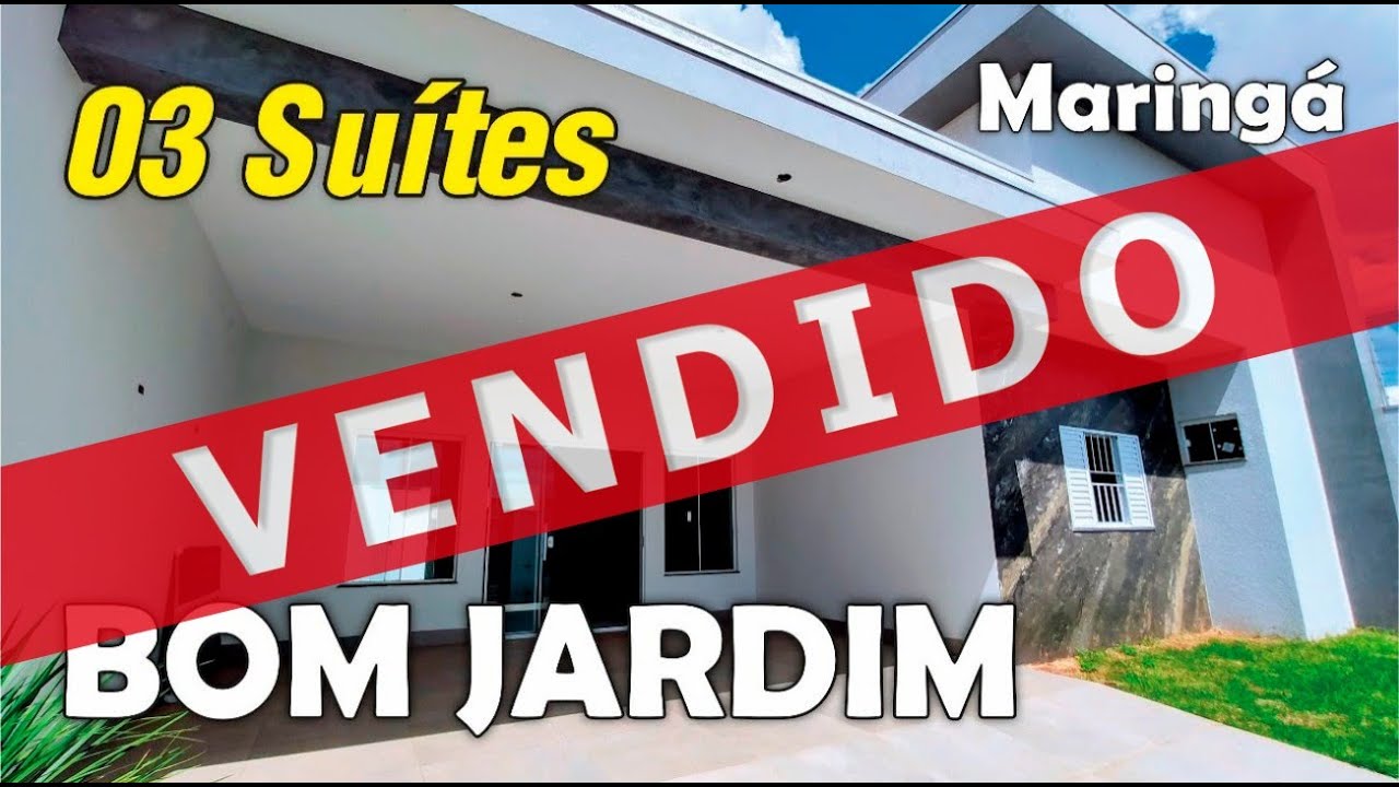Casa com 03 Suíte no BOM JARDIM em Maringá