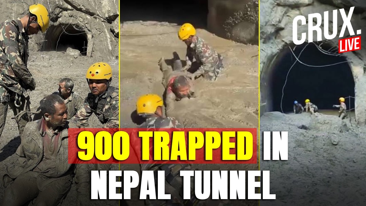 Nepal Flood LIVE | 900 Workers Trapped In Hydropower Tunnel, Rescuers Crawl Through Mud To Reach