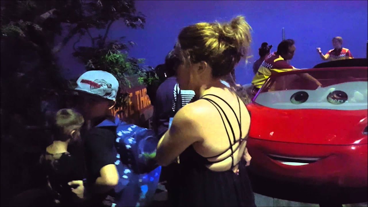 Disneyland ride Radiator Springs Racers Evacuation and Breakdown 1