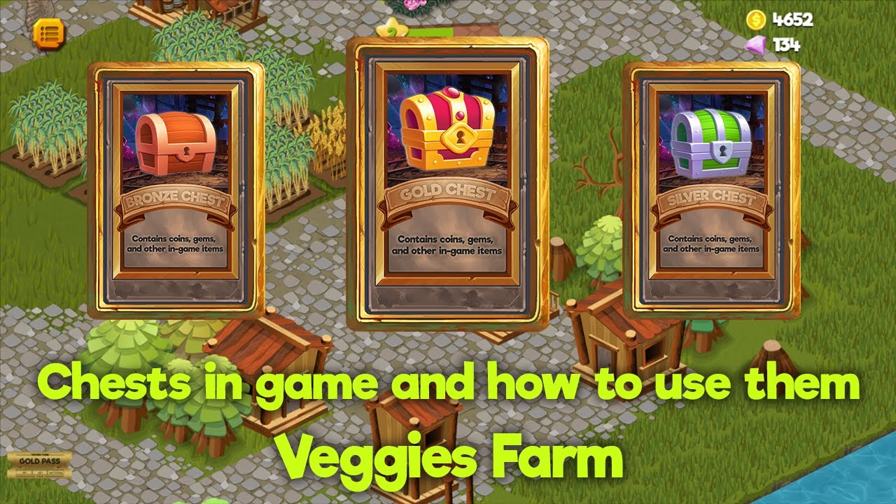Veggies Farm - Open some Chests - NFT Farming Game