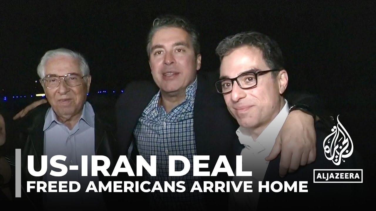 Freed Americans land in US after prisoner swap deal with Iran