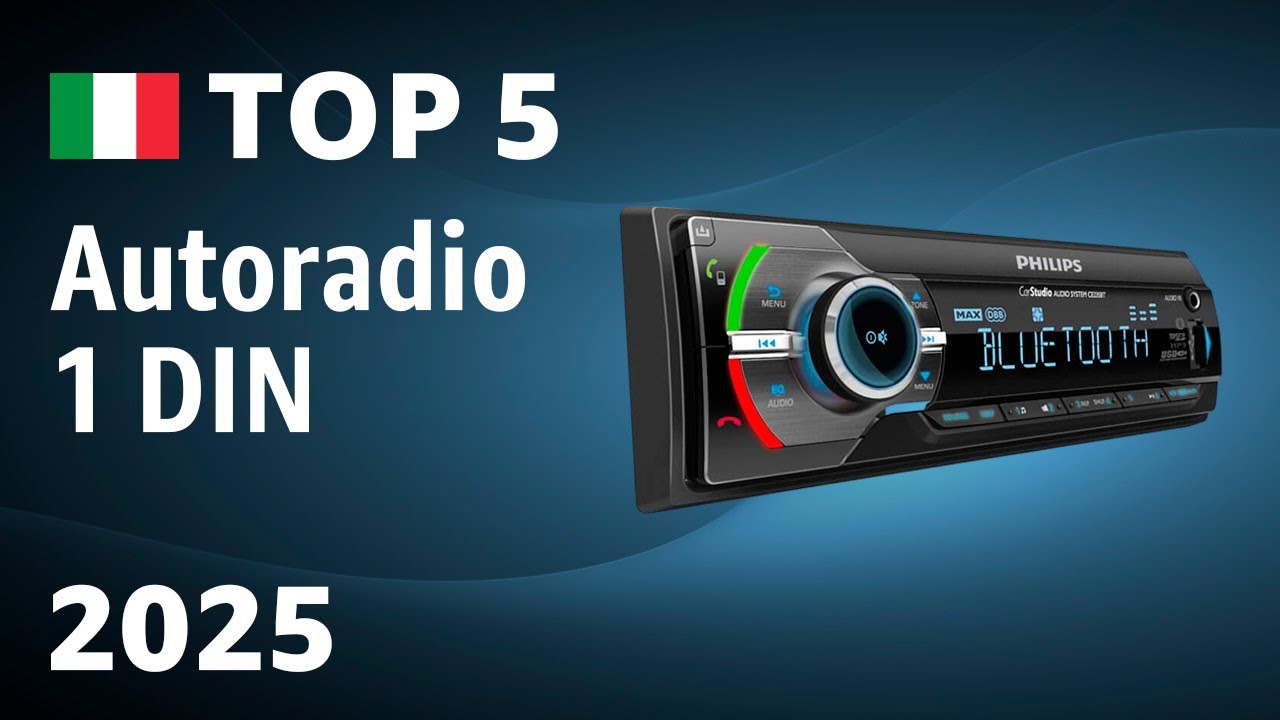 TOP—5. Migliori autoradio 1 DIN (Bluetooth, DAB+, CD, USB) 2025