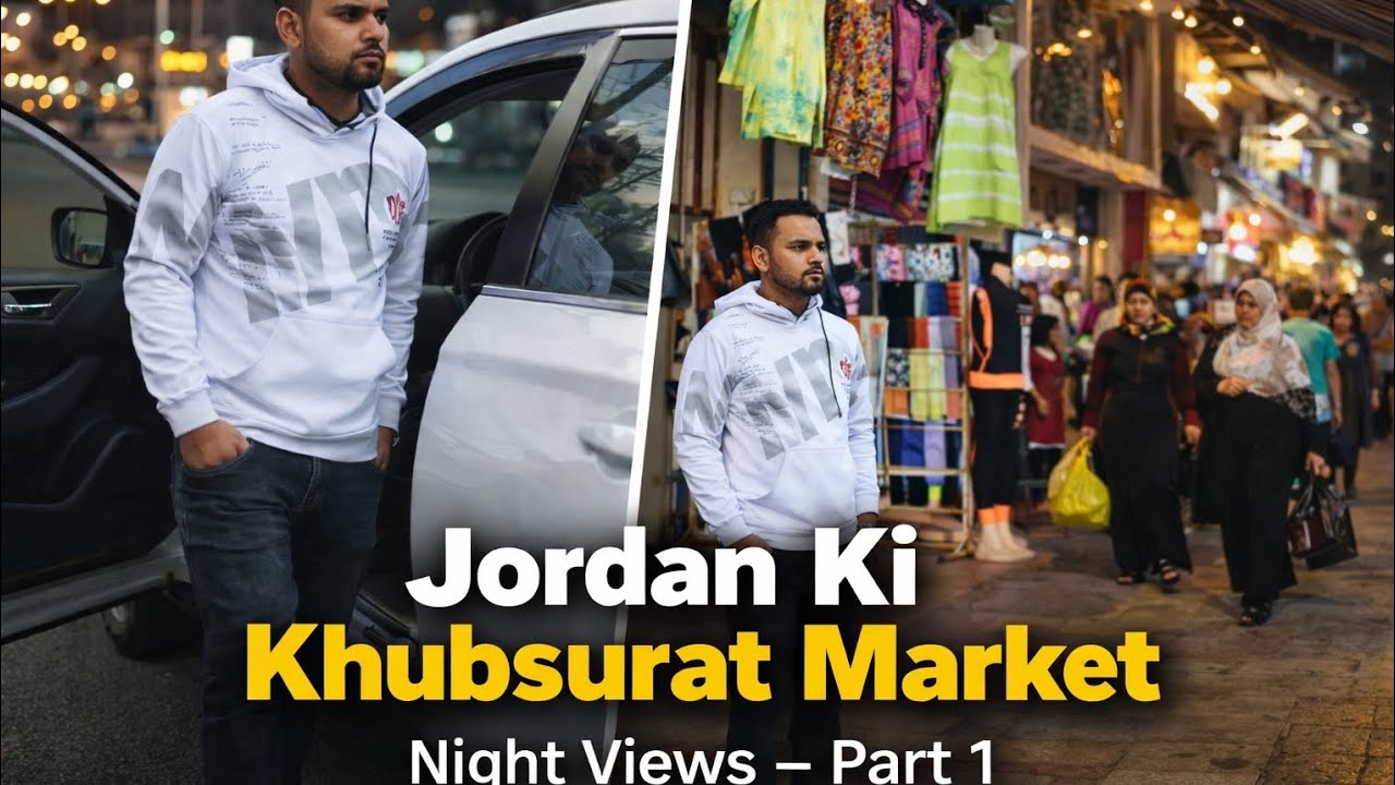 ​Jordan Ki  Aqaba Khubsurat Market 😍 | Night Views Part-1 🇯🇴✨ | FirozinJordan