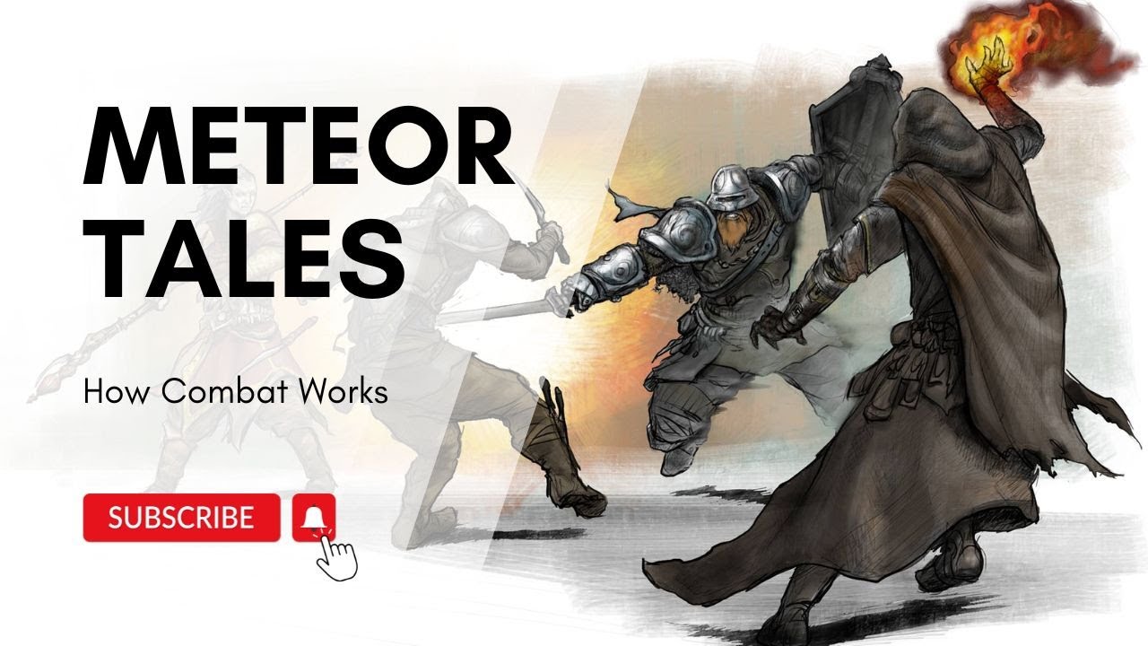How Combat Works in Meteor Tales: The Roleplaying Game