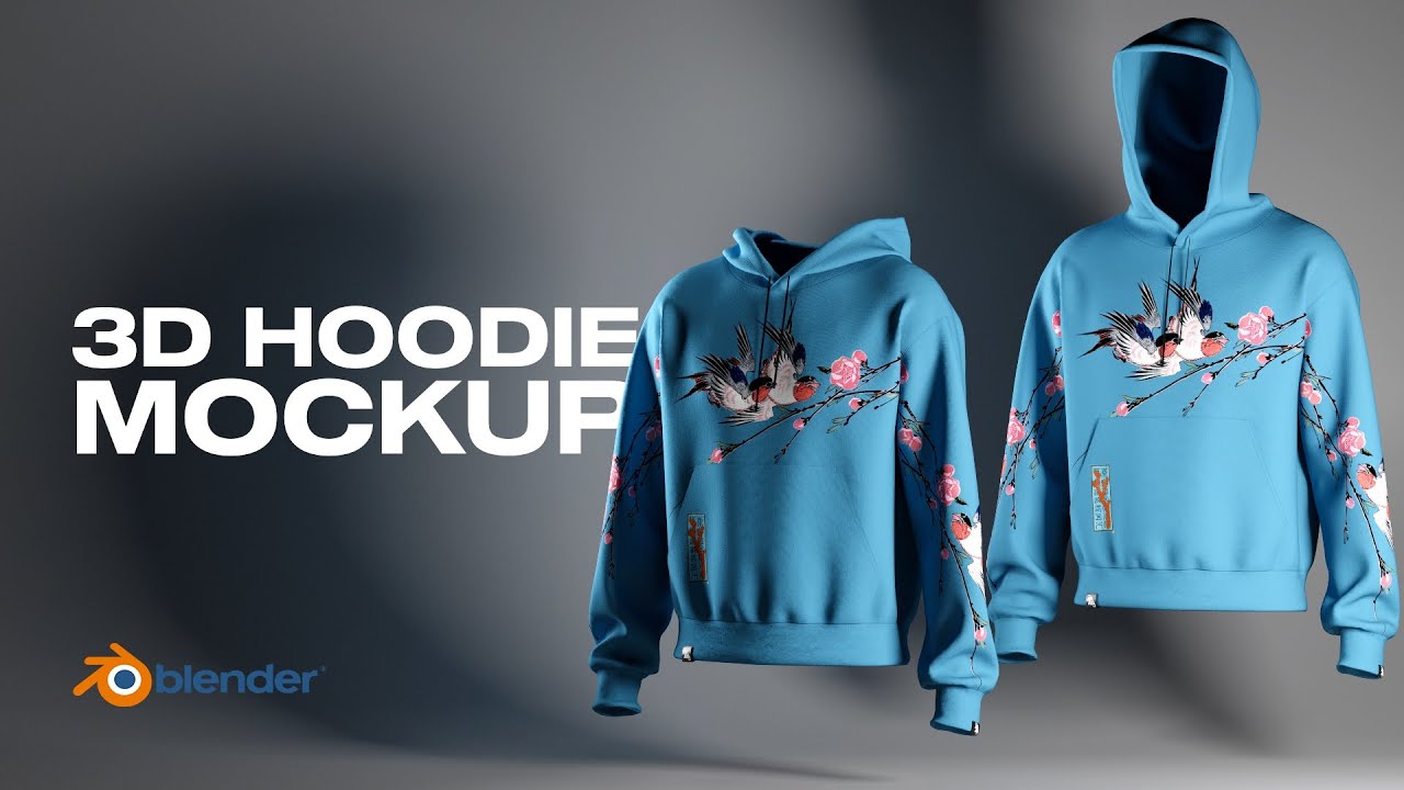 3D Hoodie Mockup - Blender Tutorial