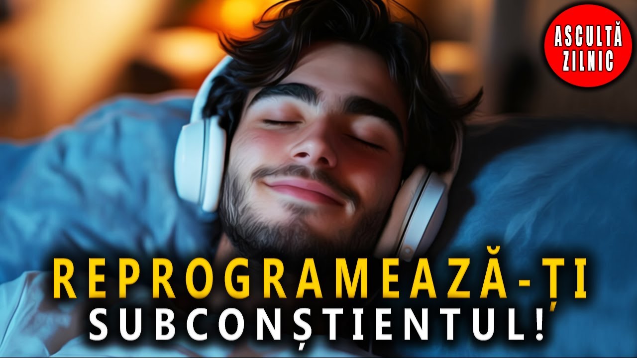 🎧 ASCULTĂ ACESTE AFIRMAȚII ȘI REPROGRAMEAZĂ-ȚI SUBCONȘTIENTUL PENTRU SUCCES ȘI FERICIRE !