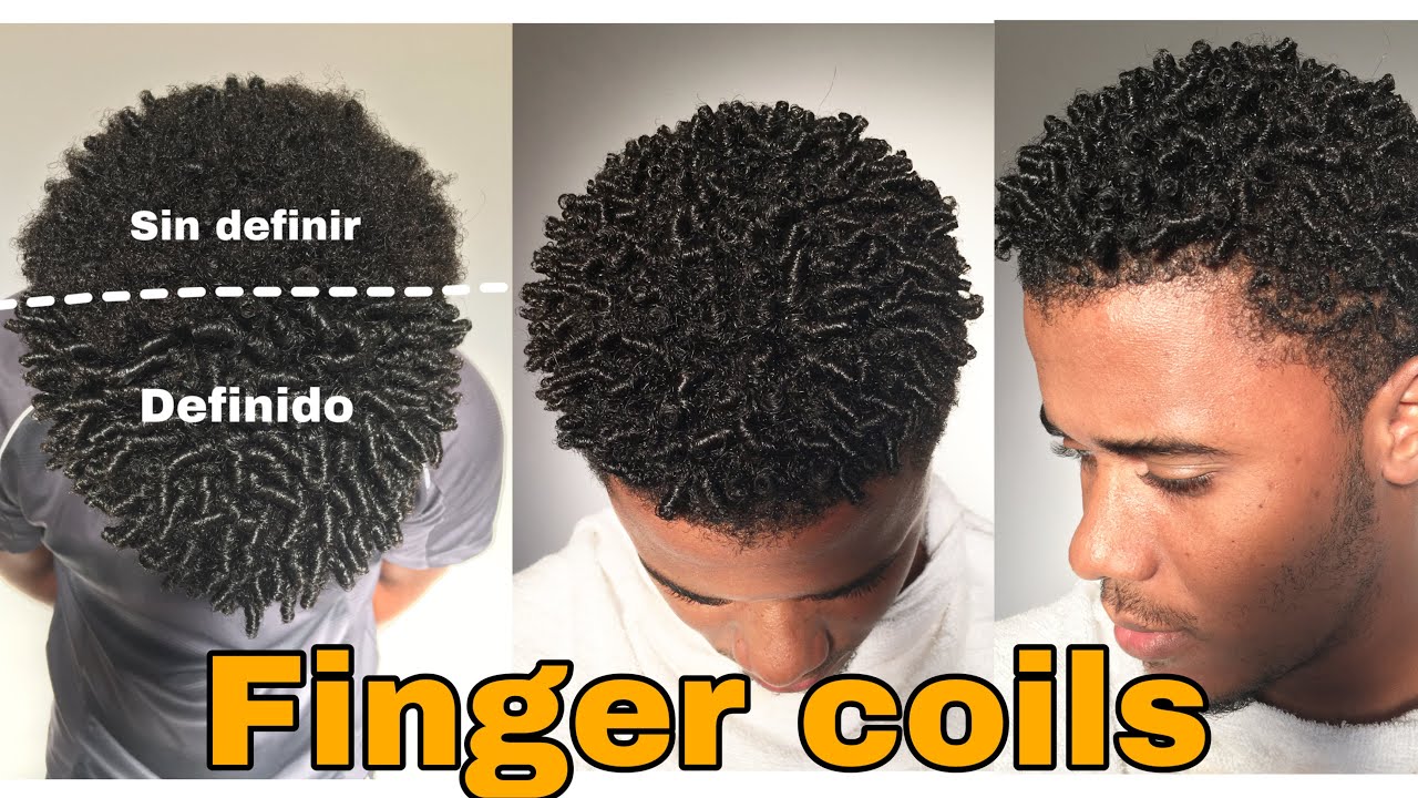 Rizos en hombres l Súper fácil l Finger coils l Anny Crespa