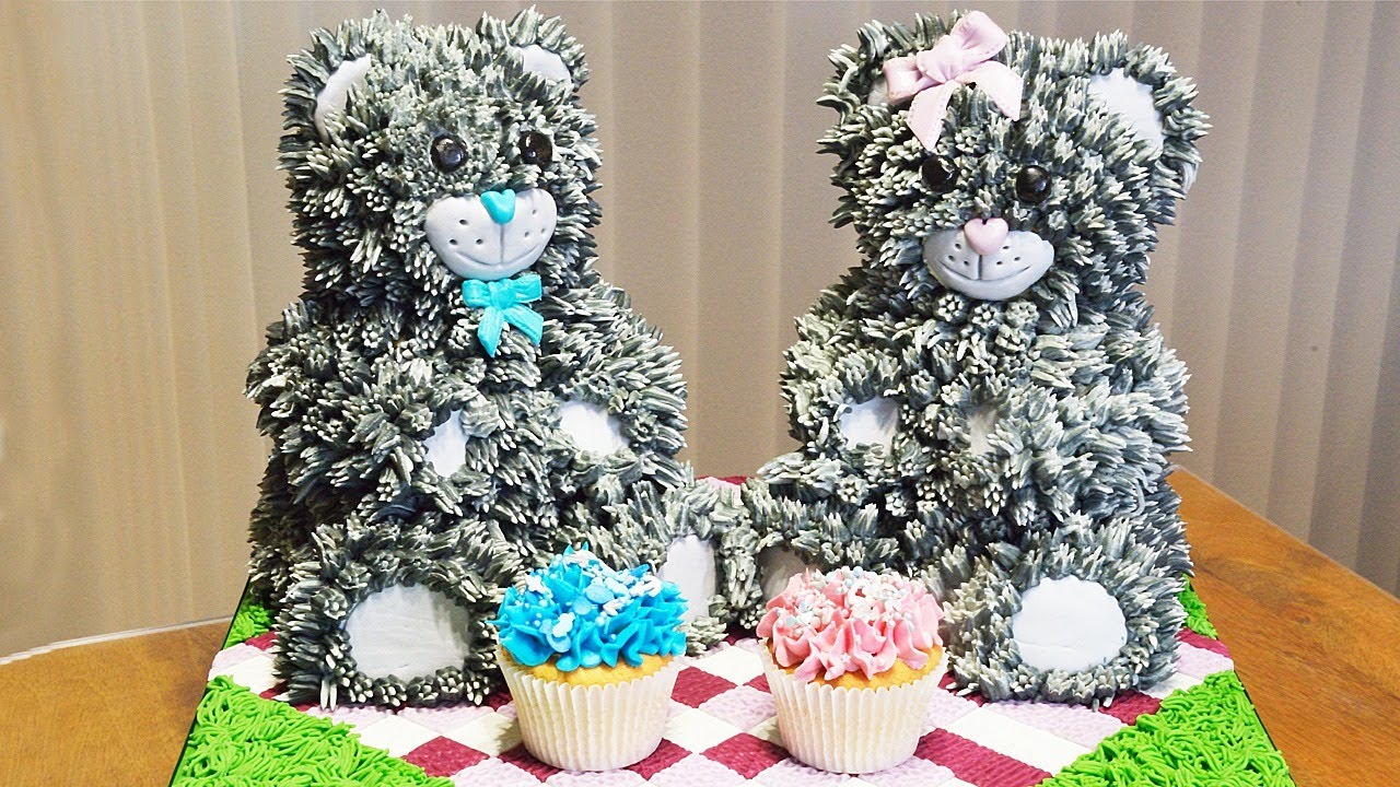 Teddy Bear Picnic cake Tutorial using Molly Robbins NEW Creature Creator Mould