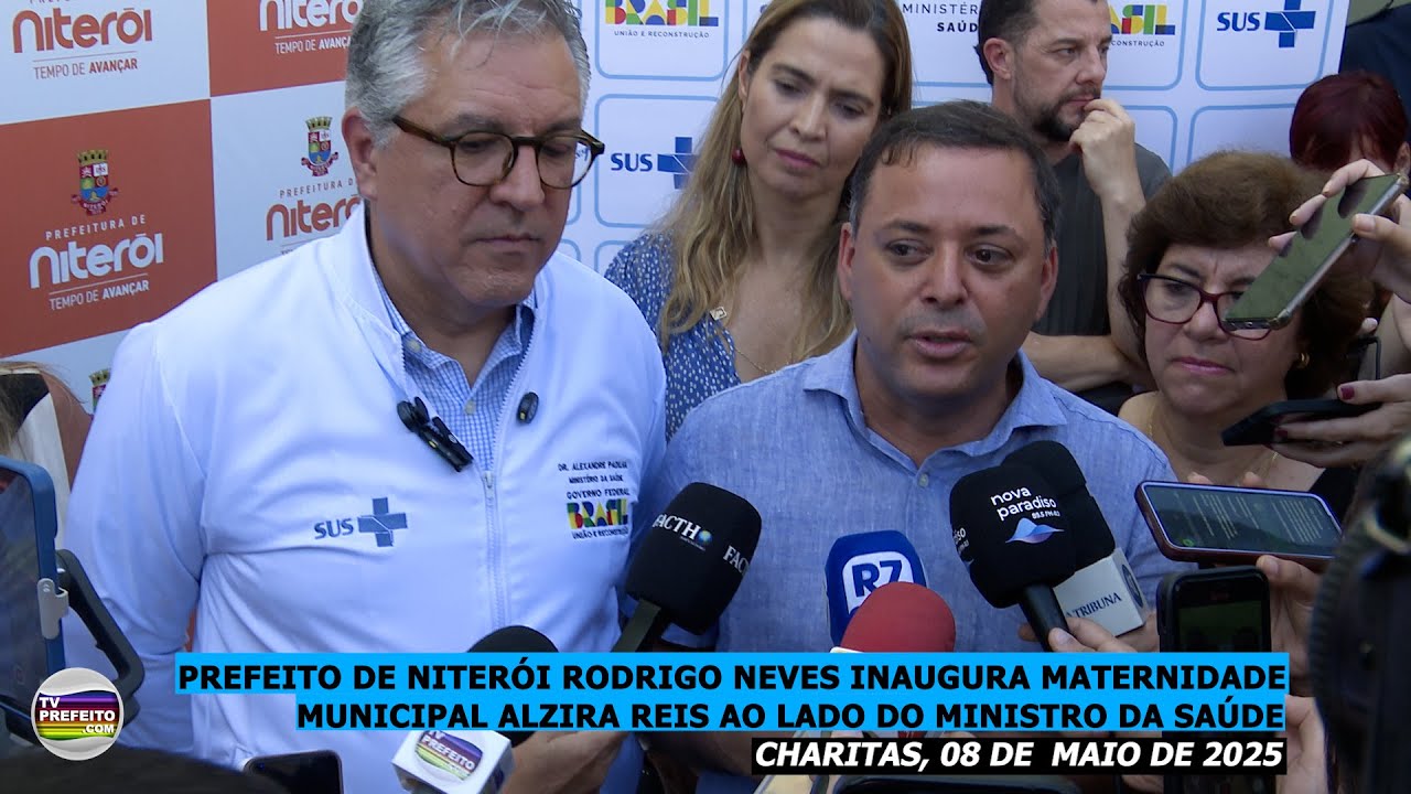 Prefeito Rodrigo Neves inaugura Maternidade Municipal Alzira Reis ao lado do Ministro da Saúde