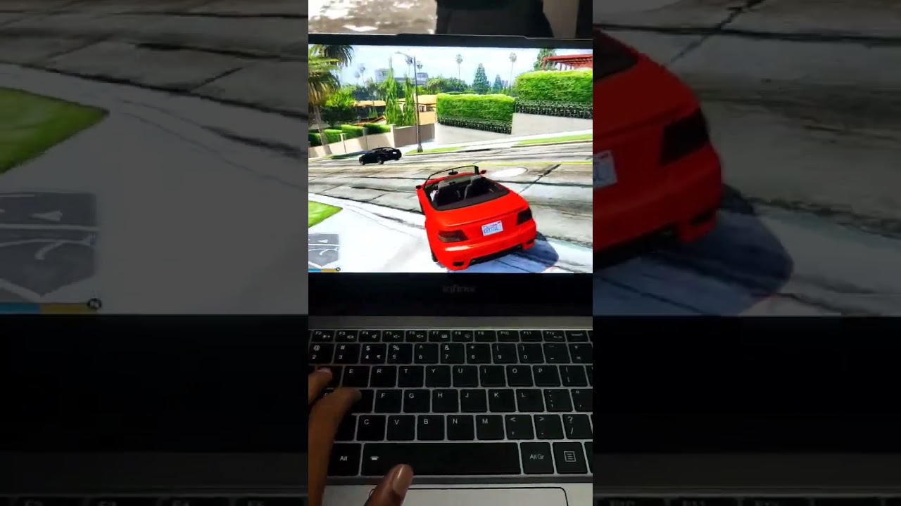 I PLAY GTA 5 IN 8GB RAM 💻 LAPTOP 👈 | GTA 5 Shorts 💯 | prince fire gaming 💯 | viral shorts 💯 #shorts