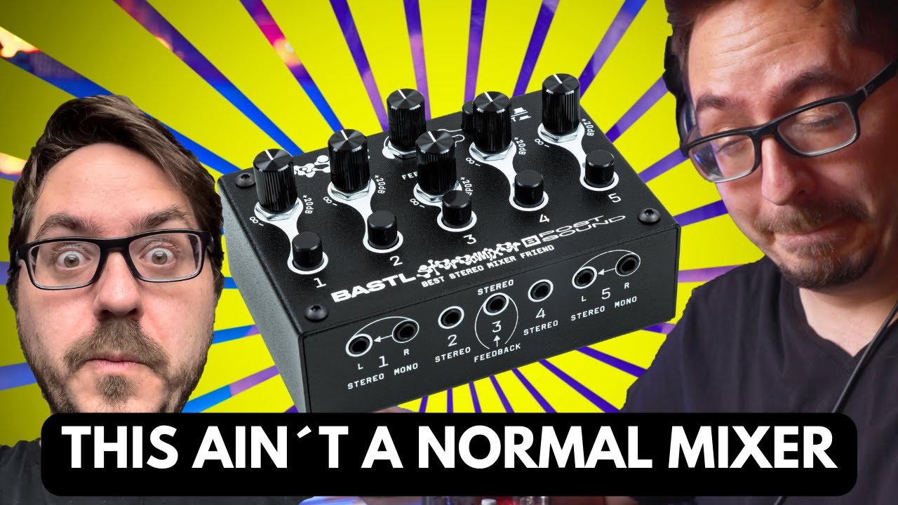 Meet Bastl Bestie: 5 Channel Stereo Distortion Pedal / Mixer