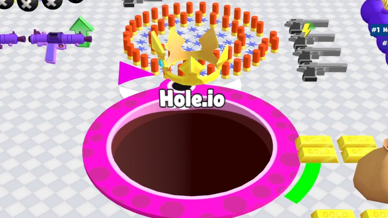 Hole.io 2 [Holey.io] Battle Royale Map Control: 100.00%