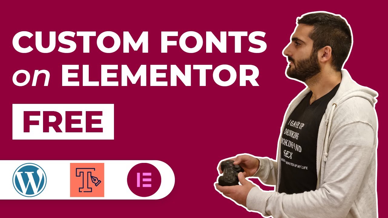 How I upload ANY custom font on Elementor Free & WordPress - Step by step guide